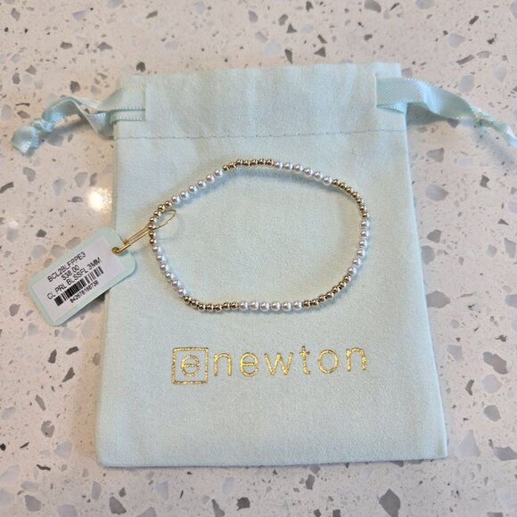 NWT! enewton classic gold and pearl blissful pattern bracelet rn - Picture 2 of 4